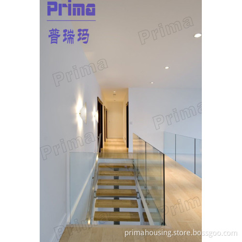 Customized Steel and Toughened Frameless Tempered Glass Balustrade for Indoor